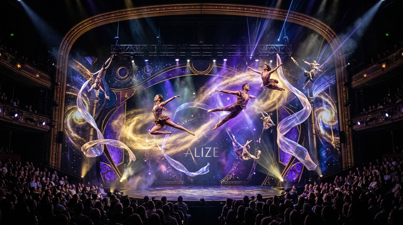 Cirque du Soleil ALIZÉ Stage Ensemble at Theater am Potsdamer Platz Berlin